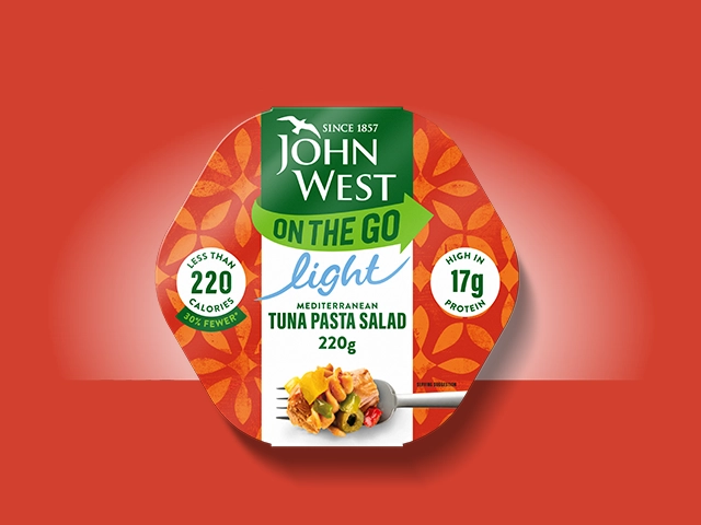 On The Go Mediterranean Light Tuna Pasta Salad